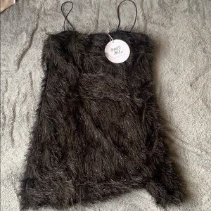 Princess Polly fur party dress.
